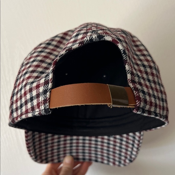 Madewell Houndstooth Women’s Plaid Baseball Cap - Picture 3 of 6